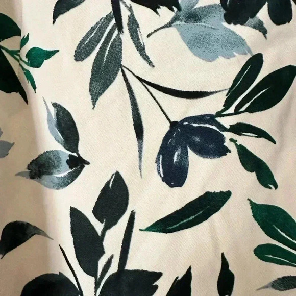 Rachel Zoe Floral flowy midi skirt, blue and green, women size 8, midi skirt - Picture 3 of 4